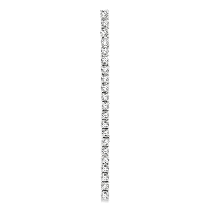 Diamond Tennis Long Earrings