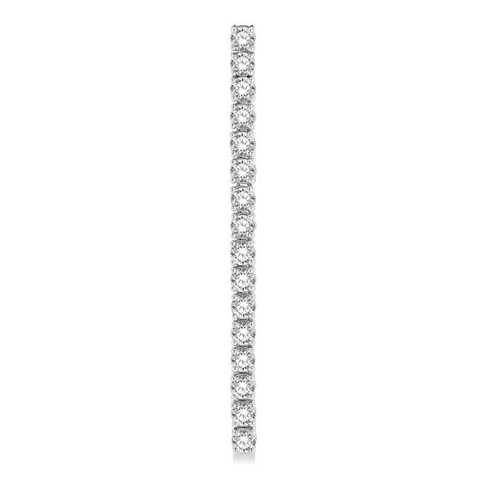 Diamond Tennis Long Earrings