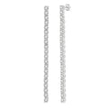 Diamond Tennis Earrings