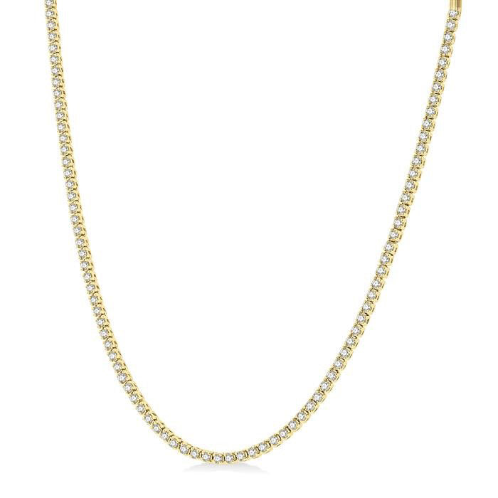 Marigold Diamond Tennis Necklace