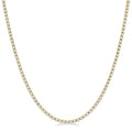 3 Ctw Round Cut Diamond Tennis Necklace in 14K Yellow Gold