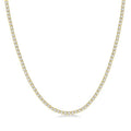 Dione River Diamond Tennis Necklace
