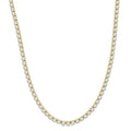 10 Ctw Round Cut Diamond Tennis Necklace in 14K Yellow Gold