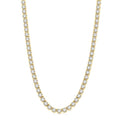 15 Ctw Round Cut Diamond Tennis Necklace in 14K Yellow Gold