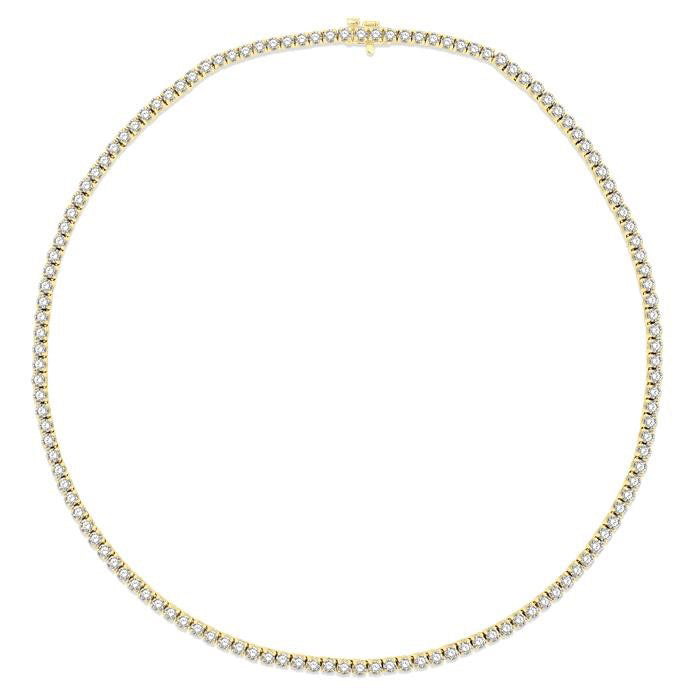 Silhouette Zephyr Diamond Tennis Necklace