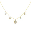 Cypress Sable Dangle Fusion Diamond Necklace