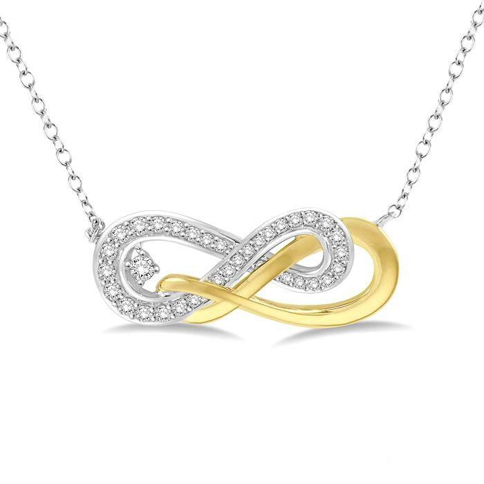 Infinity Diamond Fashion Necklace