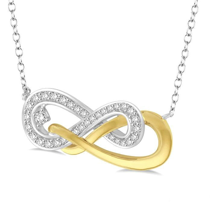Infinity Diamond Fashion Necklace