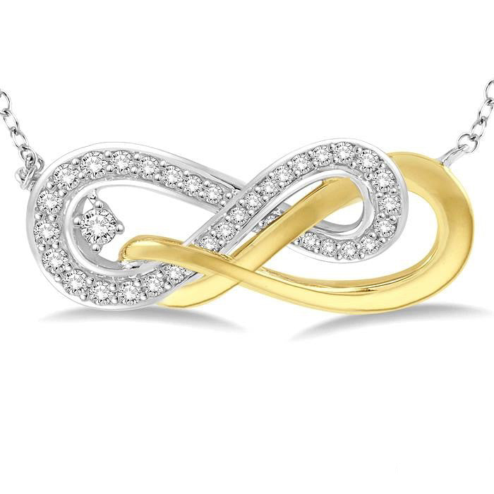 Infinity Diamond Fashion Necklace