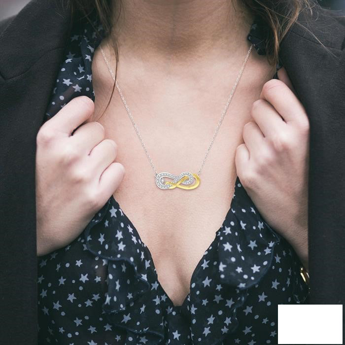 Infinity Diamond Fashion Necklace