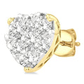 Heart Shape Shine Bright Essential Diamond Earrings