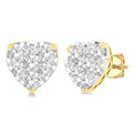 Heart Shape Shine Bright Essential Diamond Earrings