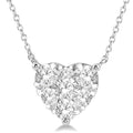 Tide Paragon Heart Shape Shine Bright Essential Diamond Pendant