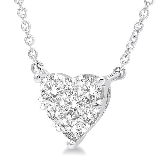 Blossom Xenia Heart Shape Shine Bright Essential Diamond Pendant