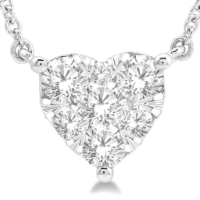 Blossom Xenia Heart Shape Shine Bright Essential Diamond Pendant