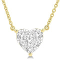 Gale Tivoli Heart Shape Shine Bright Essential Diamond Pendant