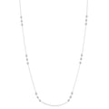 Xanthe Tempest 3 Stone Diamond Station Necklace