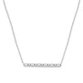 Clover Mistral Bar Petite Diamond Fashion Necklace