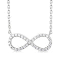 Lyric Quill Infinity Petite Diamond Fashion Pendant