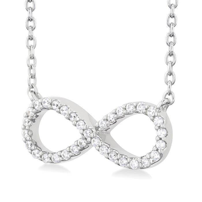 Lyric Quill Infinity Petite Diamond Fashion Pendant