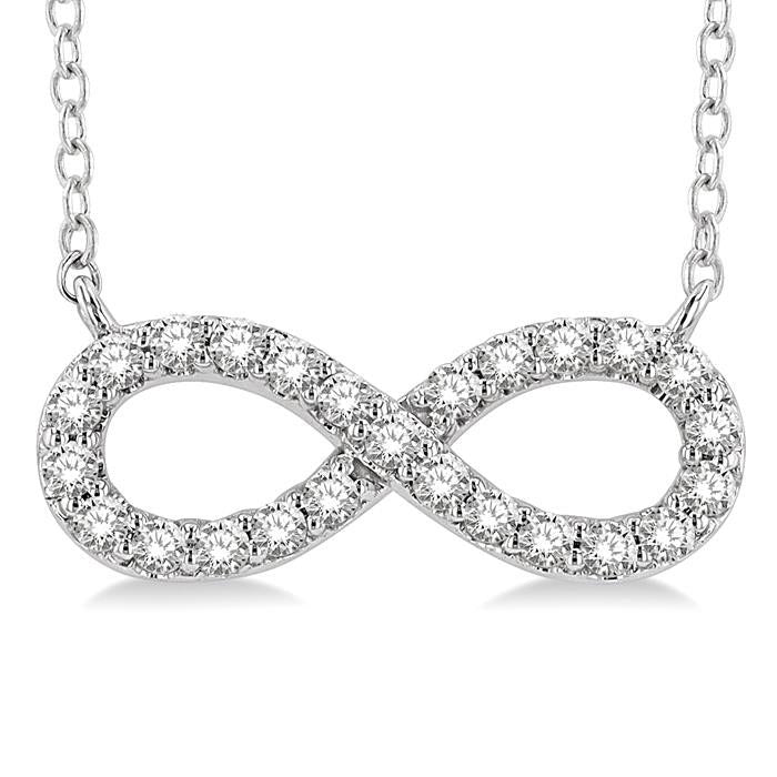Riviera Lyric Infinity Diamond Pendant