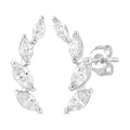 Marquise Shape Diamond Fashion Ear Climbers