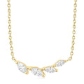 Marquise Shape Diamond Fashion Necklace