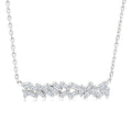 1/5 Ctw Scatter Baguette Cut Diamond Fashion Necklace in 14K White Gold