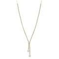 Pear Shape Shine Bright Diamond Fashion Y Necklace