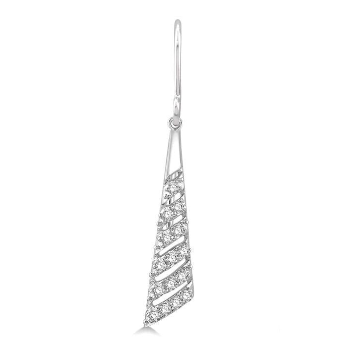 Diamond Chevron Fashion Earrings