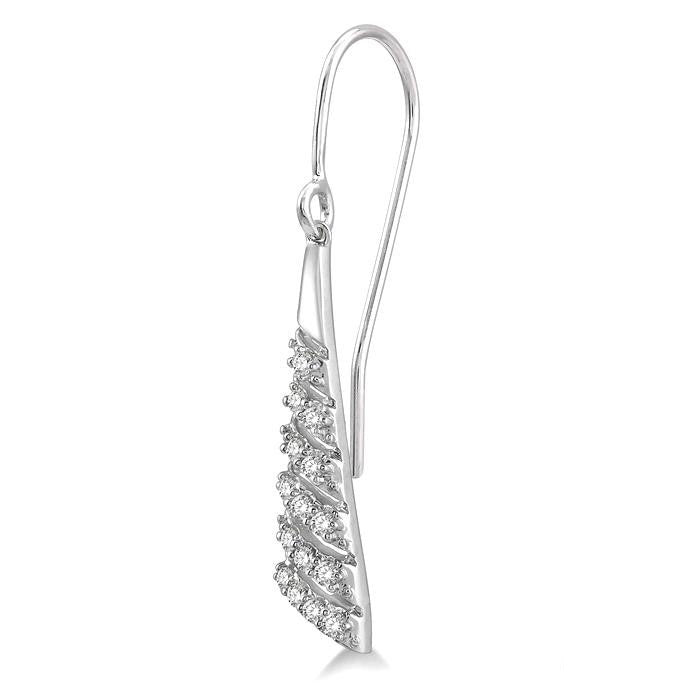 Diamond Chevron Fashion Earrings