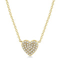 Laurel  Heart Shape Petite Diamond Fashion Pendant