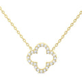 Wisteria Quorra Clover Petite Diamond Fashion Pendant