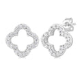 Clover Petite Diamond Fashion Earrings