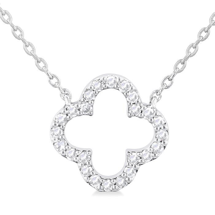 Violet Zofia Clover Petite Diamond Fashion Pendant