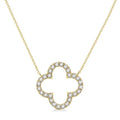 Waverly Thistle Clover Diamond Pendant