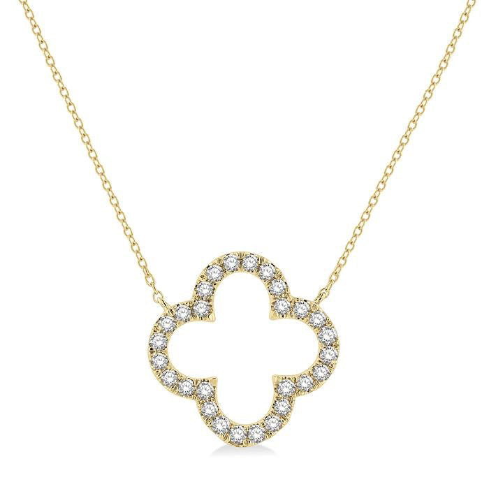Waverly Thistle Clover Diamond Pendant