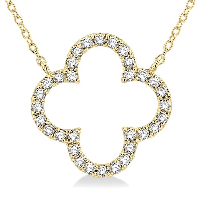 Frost Brisa Clover Diamond Pendant
