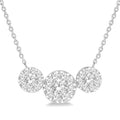 Nyx Thorn Round Shape Past Present & Future Shine Bright Essential Diamond Necklace