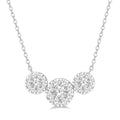 Horizon Sonata Round Shape Past Present & Future Shine Bright Essential Diamond Necklace