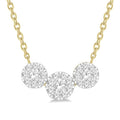 Poise Round Shape Past Present & Future Shine Bright Essential Diamond Necklace