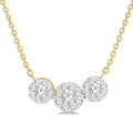 Couture Orion Round Shape Past Present & Future Shine Bright Essential Diamond Necklace