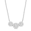 Freya Nerissa Round Shape Past Present & Future Shine Bright Essential Diamond Necklace
