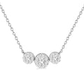 Gaia Aurora Round Shape Past Present & Future Shine Bright Essential Diamond Necklace
