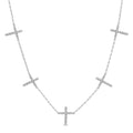 Jubilee Wynn Cross Diamond Fashion Station Necklace