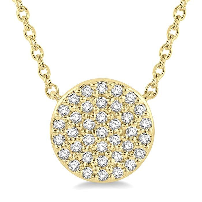 Bramble Valora Disc Petite Diamond Fashion Pendant
