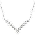 Symphony Yarrow Chevron Diamond Necklace