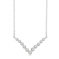Chantilly Helios Chevron Diamond Necklace