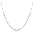 Bellona Celestia Halfway Riviera Diamond Necklace