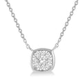 Orchid Penrose Cushion Shape Shine Bright Essential Diamond Pendant